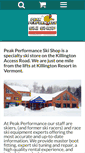 Mobile Screenshot of peakskishop.com